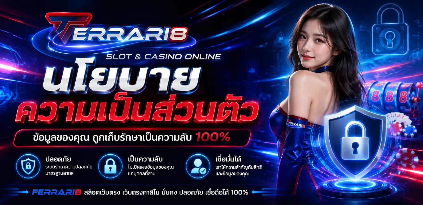 นโยบายความเป็นส่วนตัว ferrari8 สล็อตเว็บตรง เว็บตรงคาสิโน​